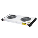 Parrilla eléctrica 2 quemadores en espiral, blanca, VOLTECK PAEL-2C