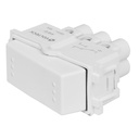 Interruptor de 3 vías, línea Italiana, color blanco, VOLTECK APSE-EIB