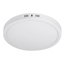Luminario LED plafón24W 3000K, redondo, blanco, VOLTECK PLA-209LC