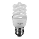 Lámpara espiral mini T2 9 W luz cálida en blíster, VOLTECK FC-9EM