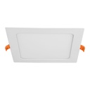 Luminario LED plafón 12W 6500K ultradelgado cuadrado VOLTECK EMP-401L