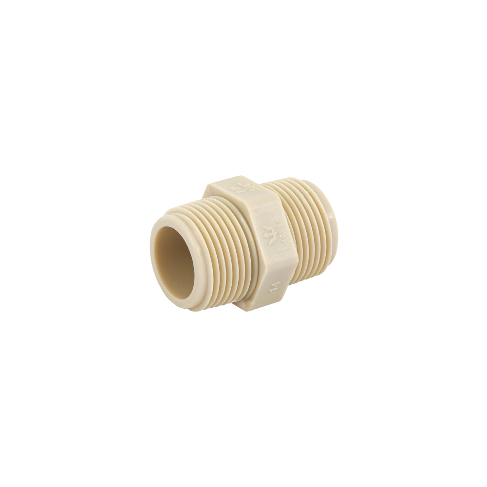 Niple corrido 3/4' de polipropileno, FOSET CM-472