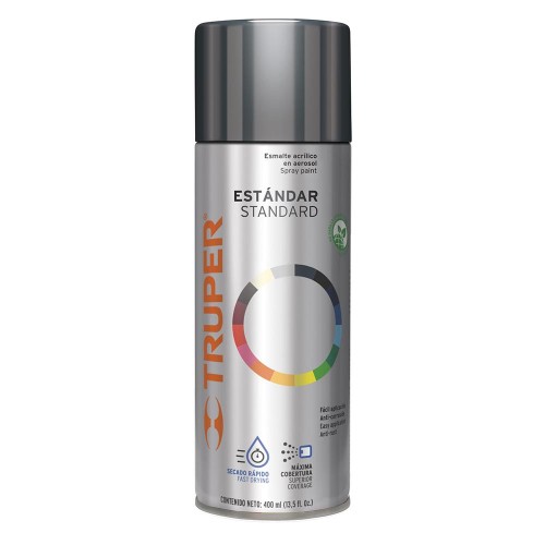 Pintura en aerosol, gris acero, bote tradicional, 400 ml PA-GA-2