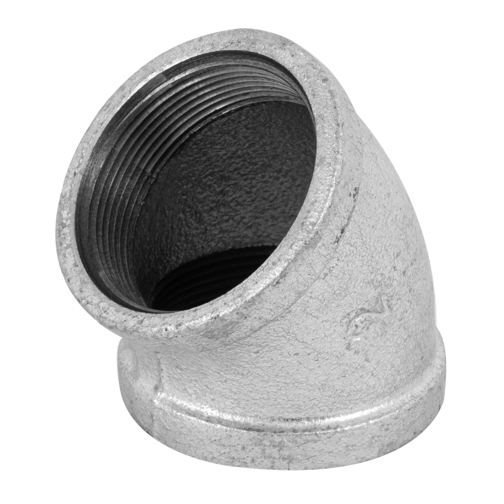 Codo 45° acero galvanizado de 2', FOSET CG-866