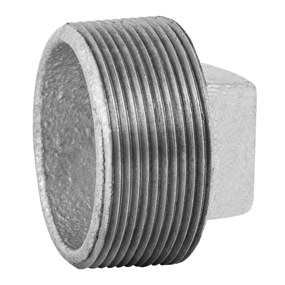 Tapón macho 2' de acero galvanizado, FOSET CG-316