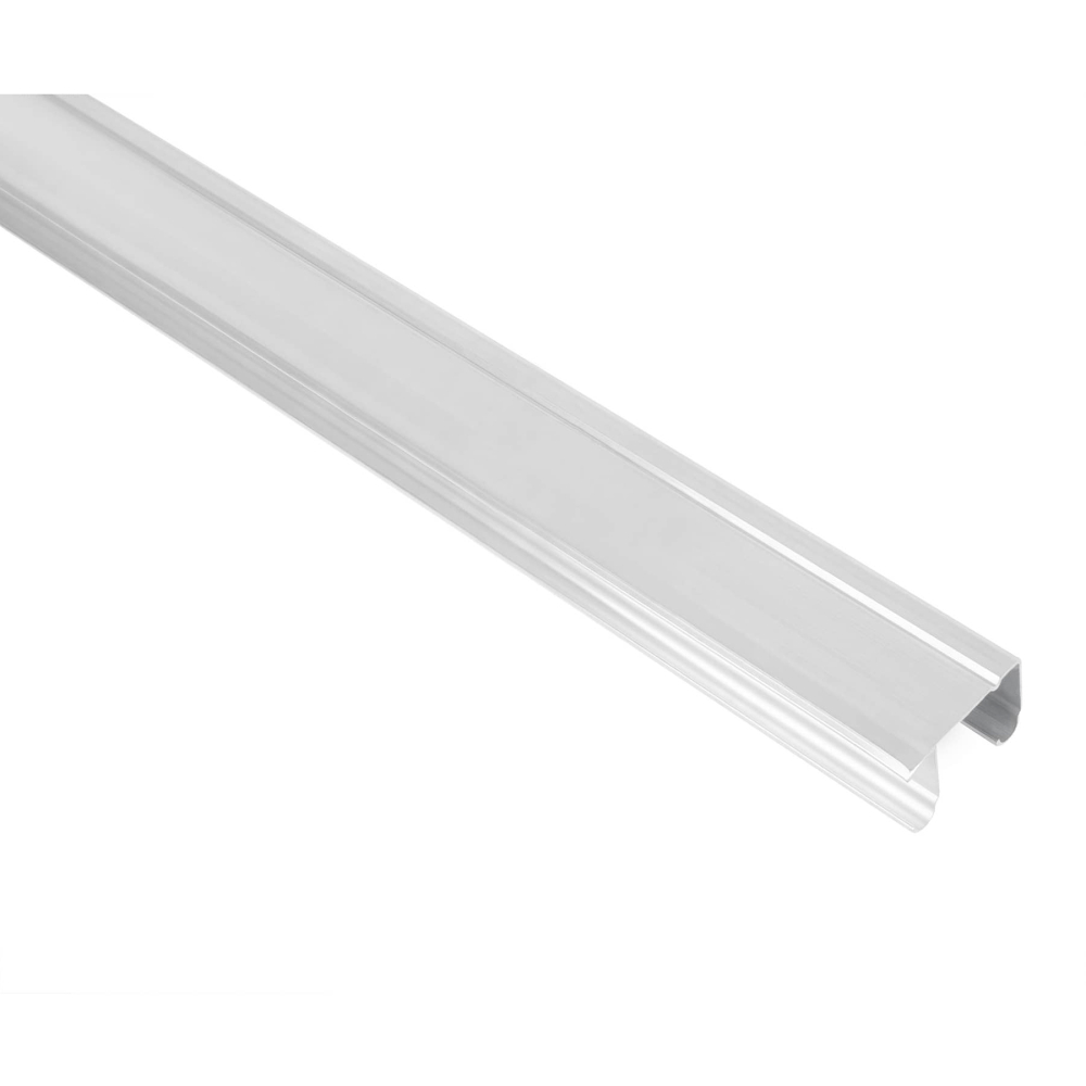 Riel superior 'JJ' de aluminio para sistemas corredizos 2 m RJJ-20