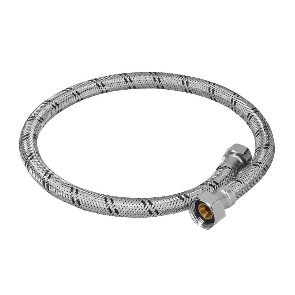 Manguera para boiler, acero inox. 1/2'H x 3/4'H, 80 cm FBO-1280X