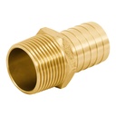 Adaptador macho de latón 1' para manguera, FOSET ADPO-1M