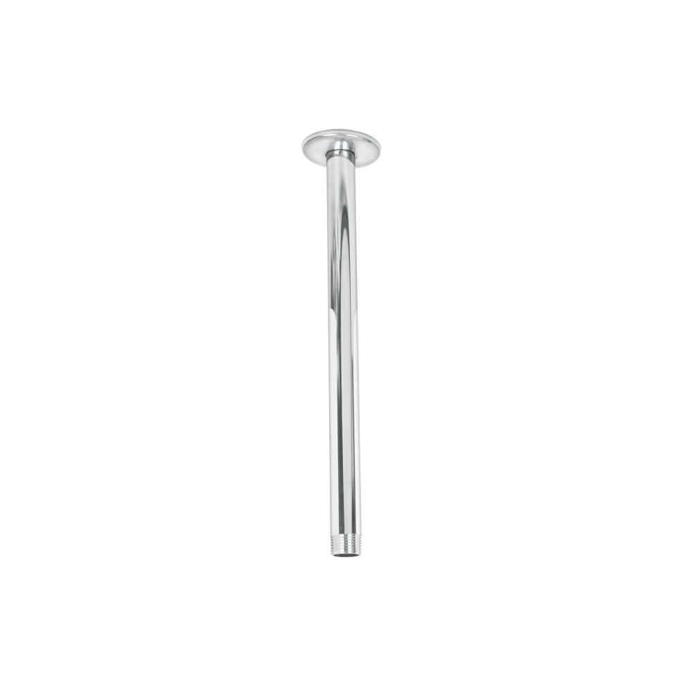 Brazo y chapetón para regadera techo, cromo, ELEMENT BCH-710