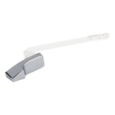 Palanca frontal plástica cromada para WC, FOSET PW-018