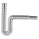 Céspol flexible de polietileno cromado, lavabo o fregadero CE-236