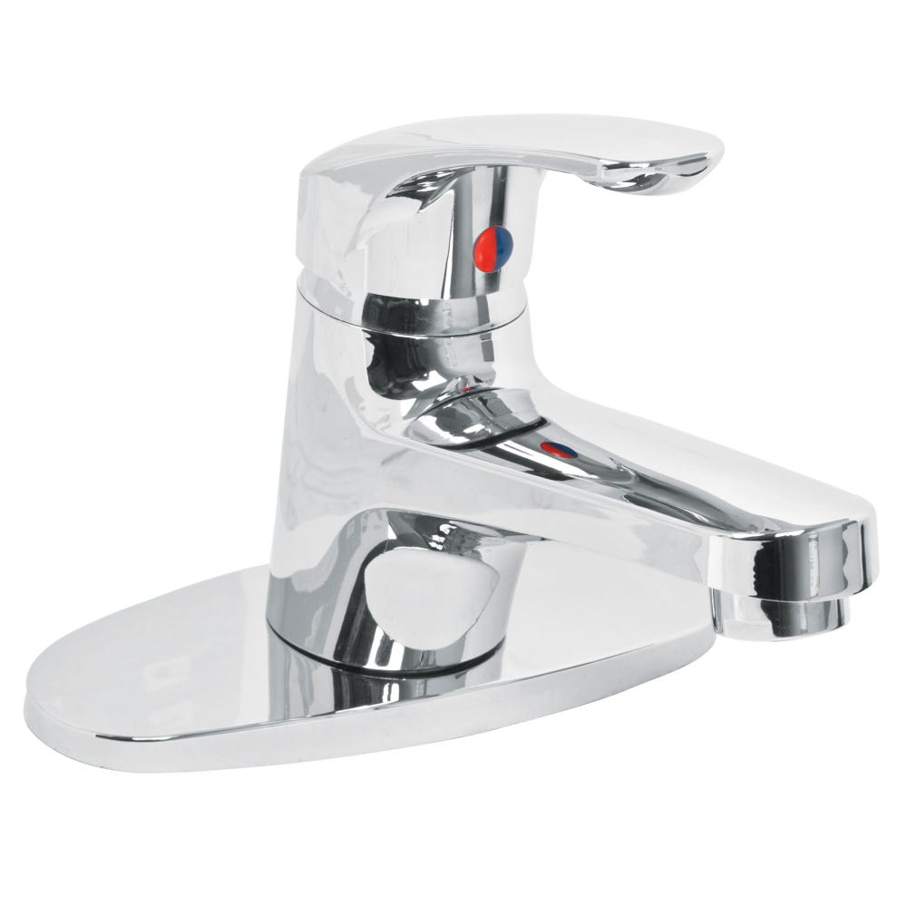 Monomando lavabo, ABS, nariz recta, con cubierta, BASIC MP-420