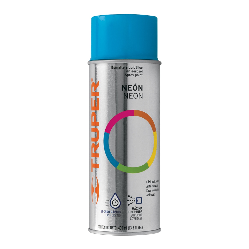 Pintura en aerosol, azul neón, bote tradicional, 400 ml PAF-AZ-2