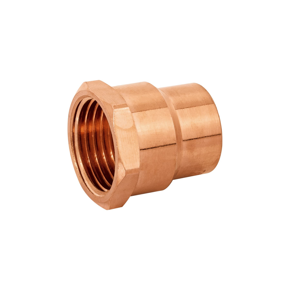 Conector de cobre, rosca interior 1/2', FOSET CC-601