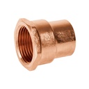 Conector de cobre, rosca interior 3/4', FOSET CC-602
