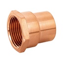 Conector de cobre, rosca interior 1', FOSET CC-603