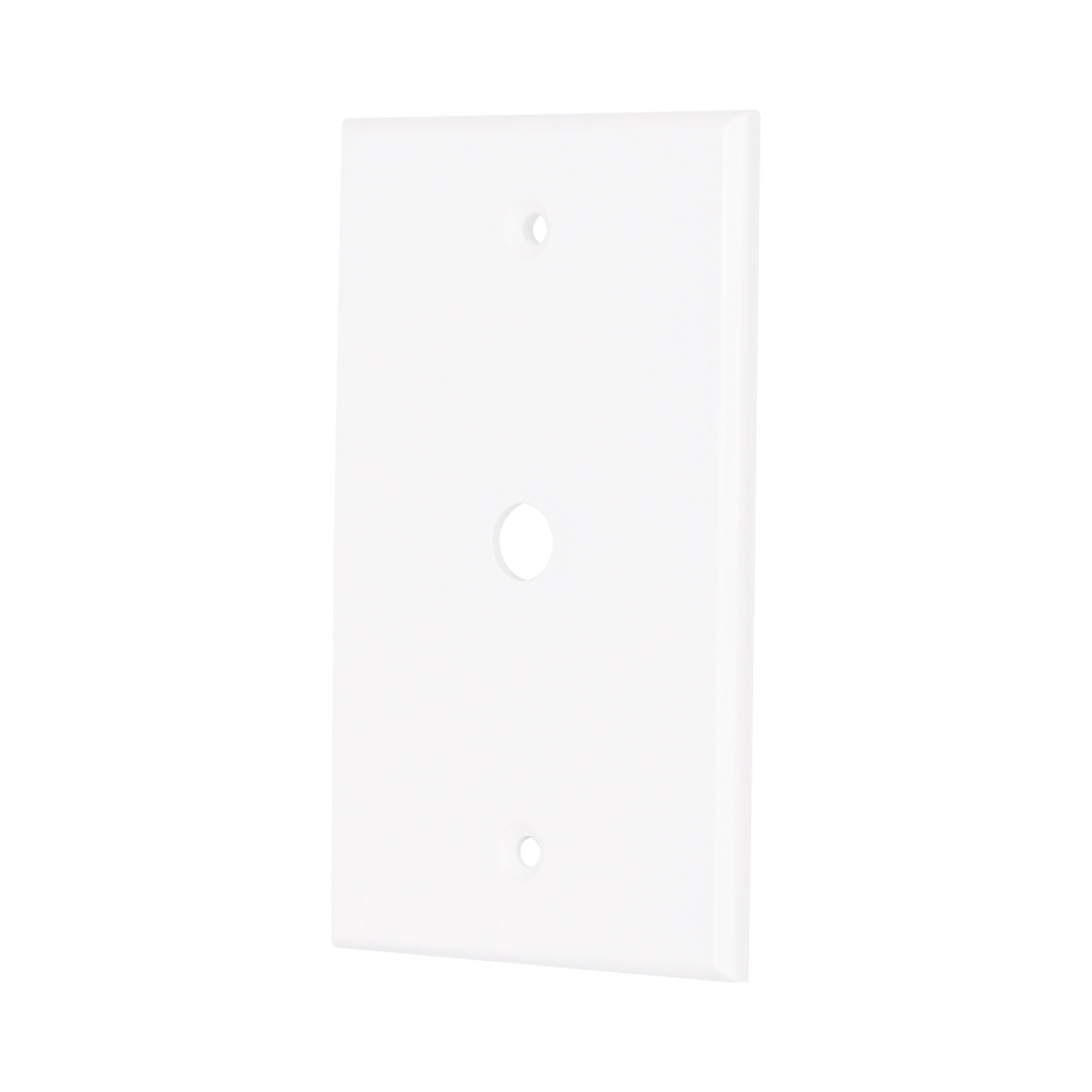 Placa de ABS pasacable, Standard, blanco, VOLTECK PPAN-SB
