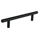 Jaladera de acero, 128mm, línea Cilindro, negro, HERMEX JAL-0362