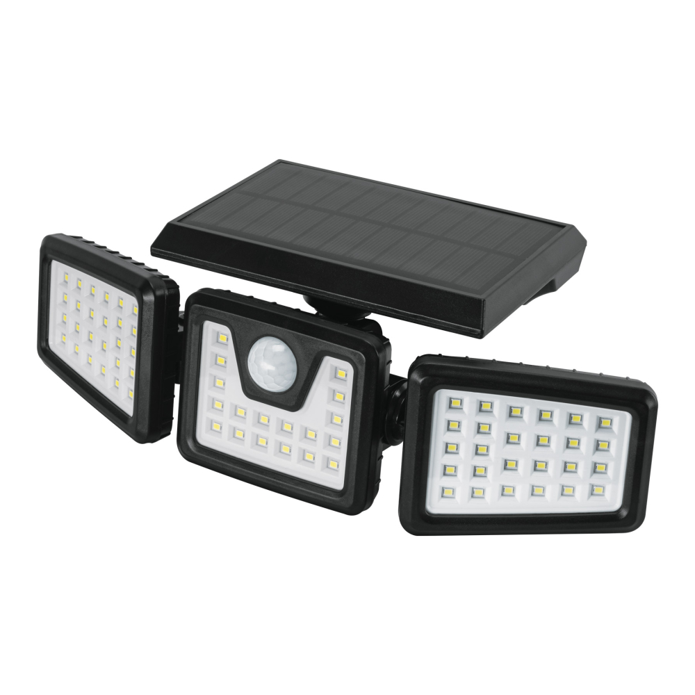 Luminario solar LED 7W 6500K, sensor de movimiento, VOLTECK ARB-801L