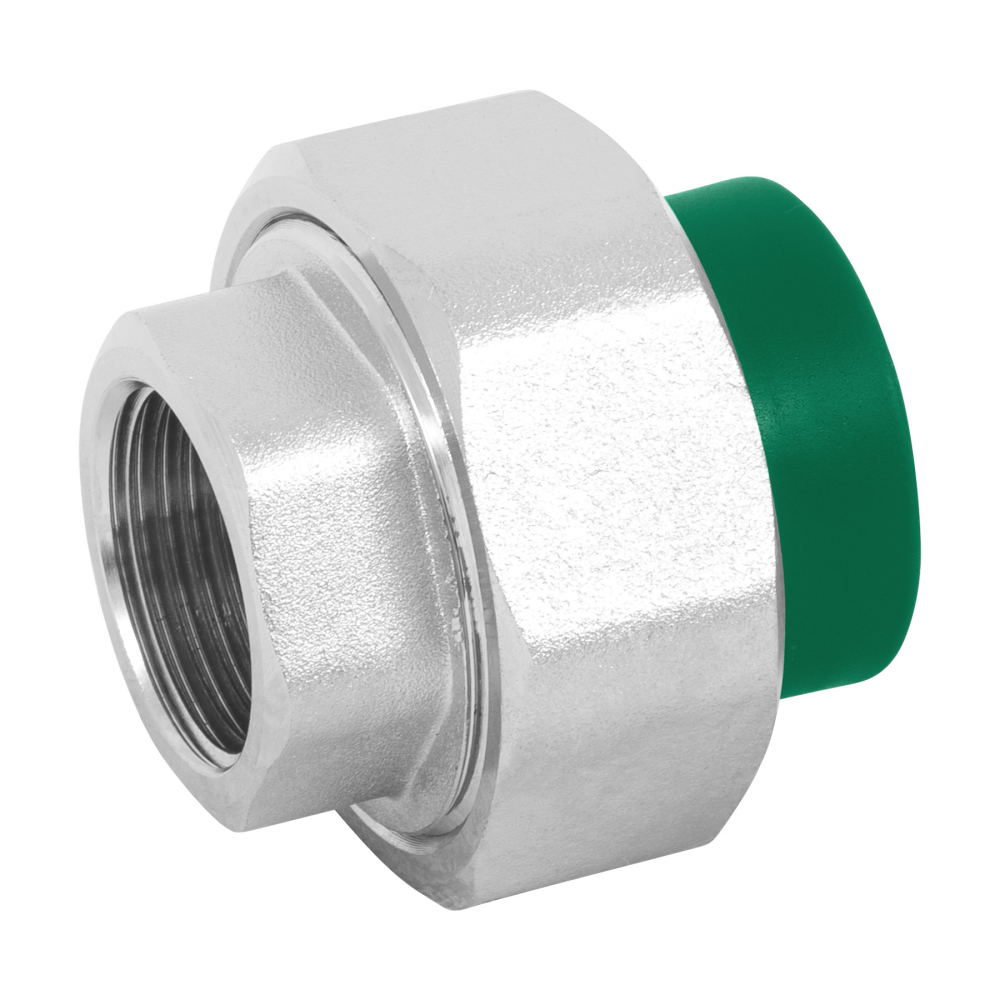 Tuerca unión PPR, mixta inserto metálico,  3/4', FOSET CV-982
