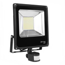 Reflector LED para exteriores 50W 6500K con sensor, VOLTECK REF-903L
