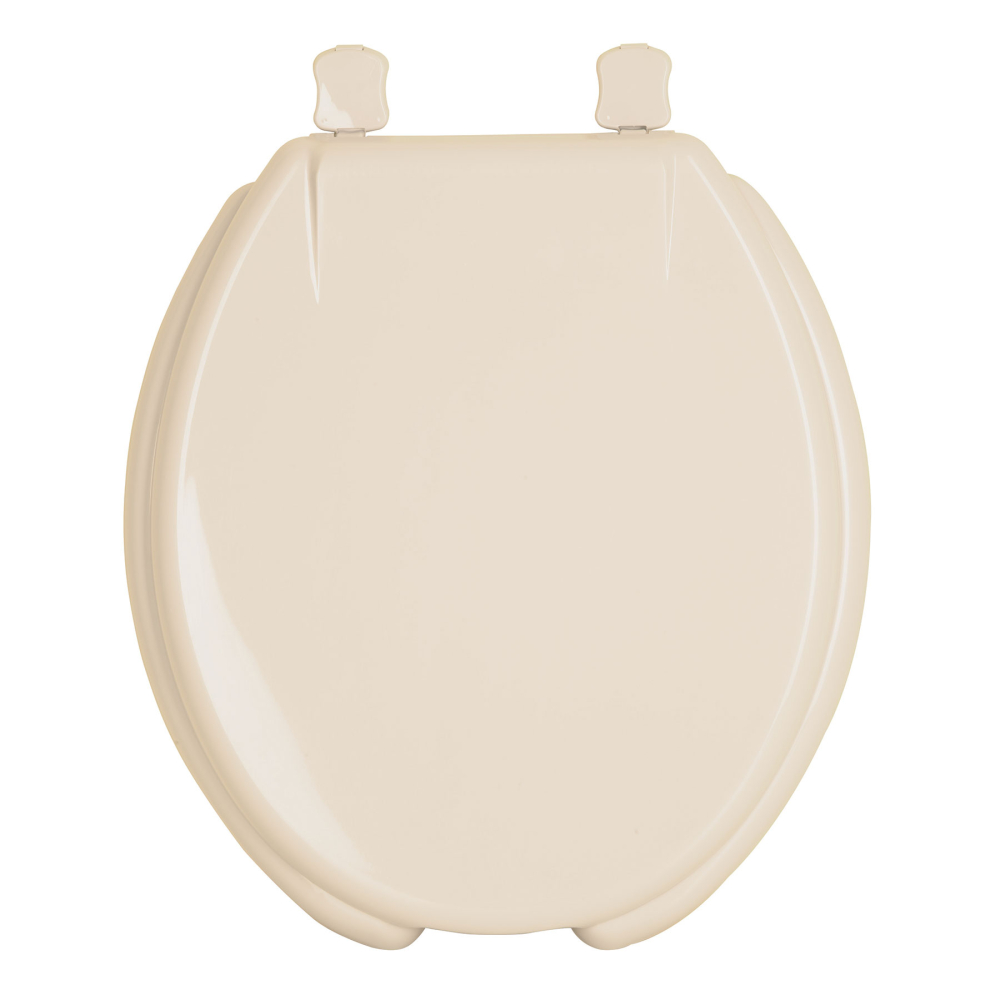 Asiento redondo para WC, abierto, hueso, AQUA AWC-40H