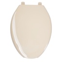Asiento alargado para WC, abierto, hueso, AQUA AWC-45H