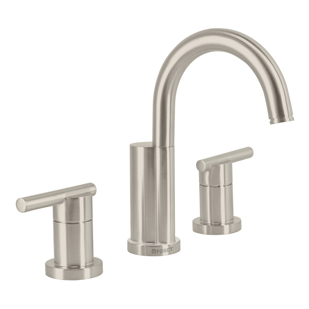 Mezcladora satín para lavabo con taladros separados, ELEMENT ELM-91N