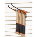 Rack para 6 martillos pulidos, uña curva, TRUPER R-MO6