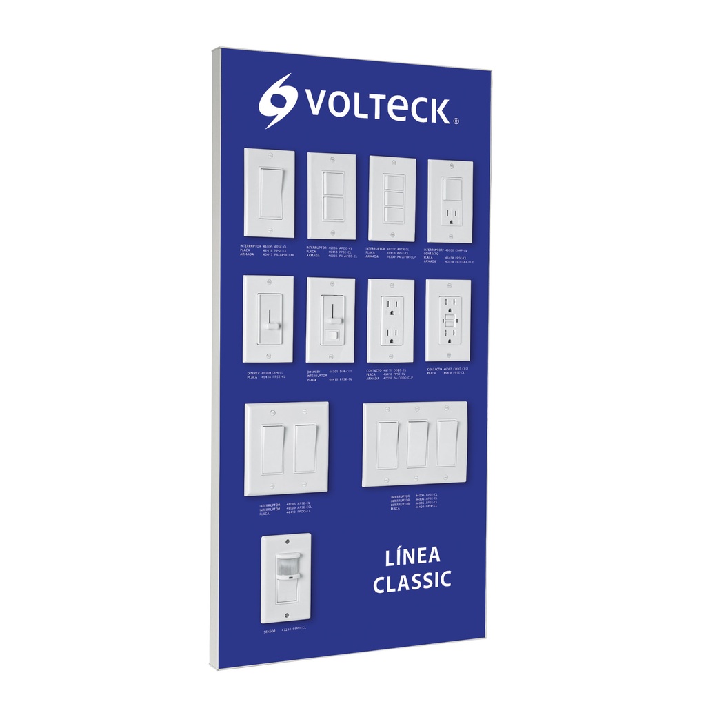 Exhibidor línea clásica, VOLTECK EX-LC-VK