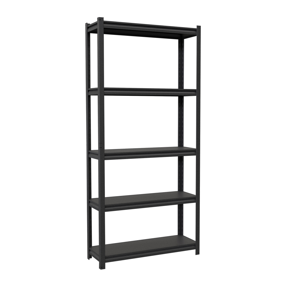 Estante metálico 5 repisas capacidad 80kg, 85x30x180, TRUPER ESTM-530