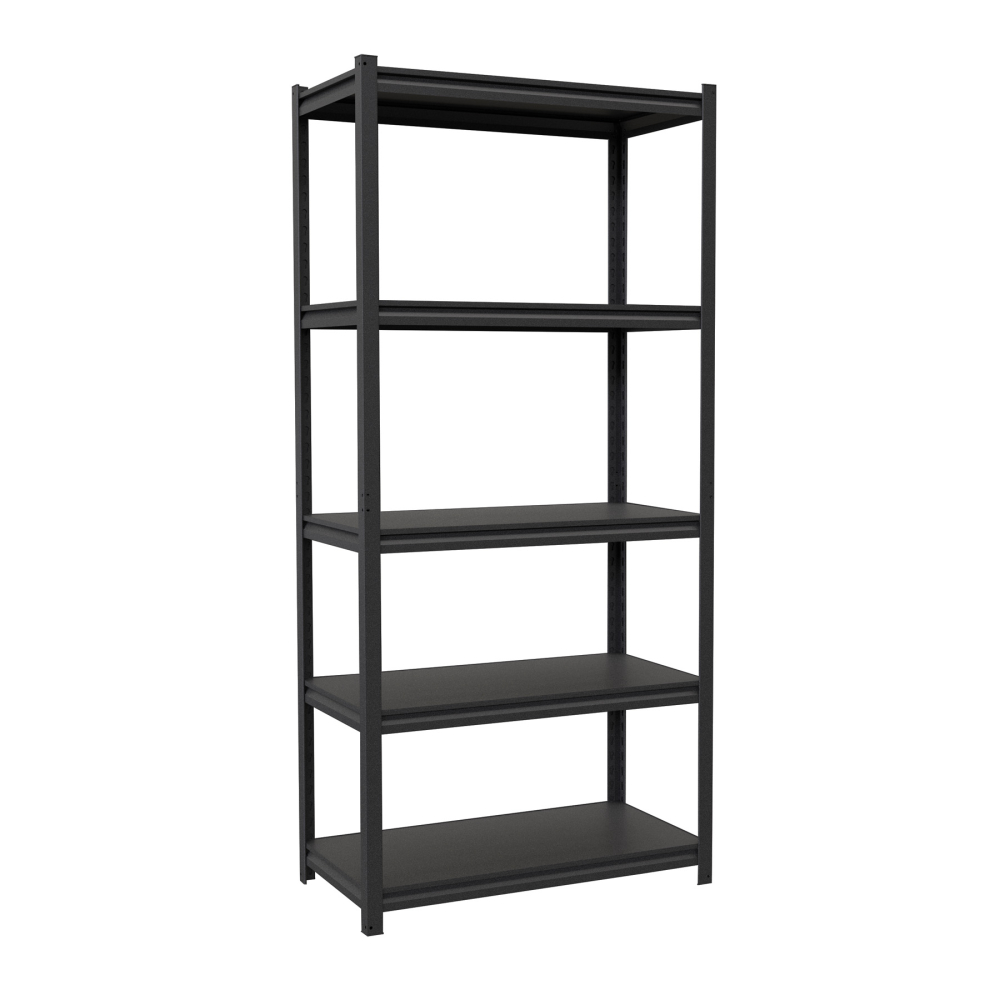 Estante metálico 5 repisas capacidad 80kg, 85x45x180, TRUPER ESTM-545