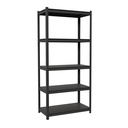 Estante metálico 5 repisas capacidad 80kg, 85x45x180, TRUPER ESTM-545