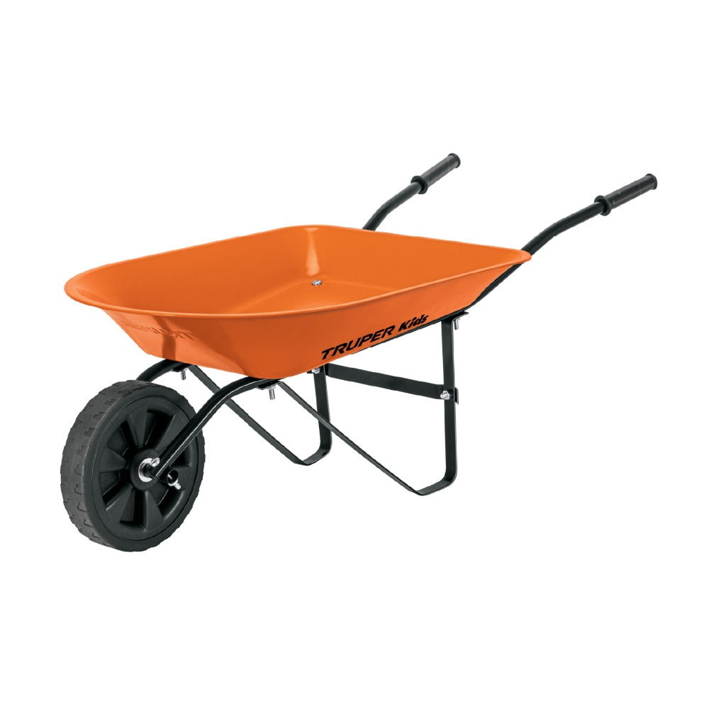 Carretilla para niños, concha metálica 54 x 40 cm, TRUPER CAR-KID