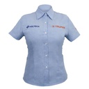 Camisa manga corta para mujer, azul, CH, TRUPER CAM-AZ-DCS