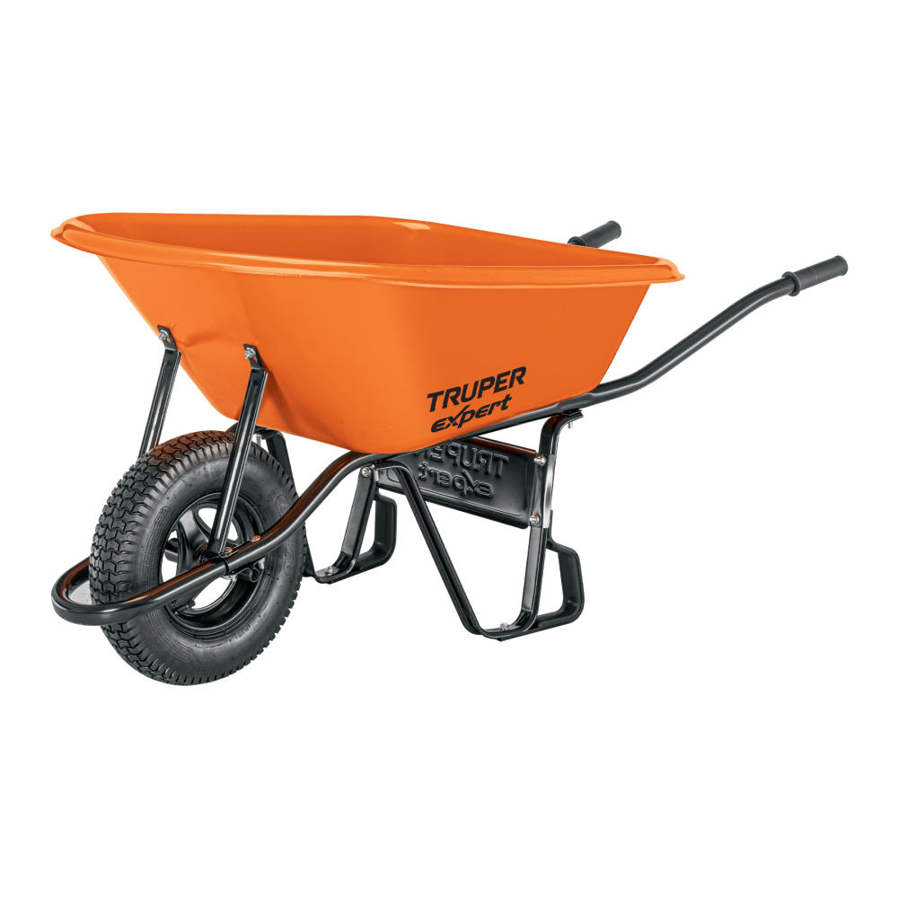 Carretilla 6ft3 EXPERT plástica, neumática, bastidor tubular CAT-60PLX