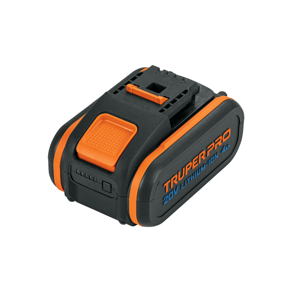 Batería ion litio, 20V, 4 Ah, TRUPER PRO BAT-20A4-2