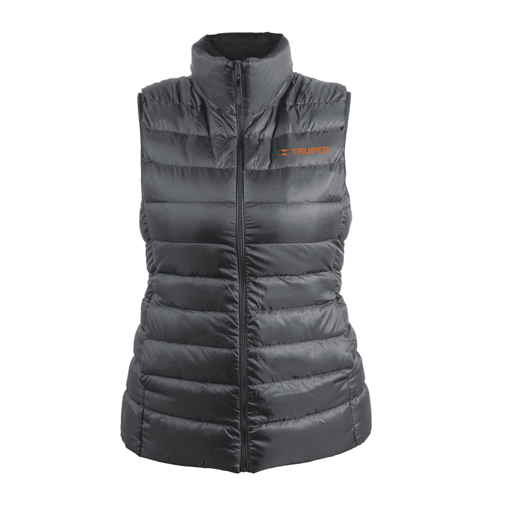 Chaleco de plumas ligero para mujer, gris, EG, TRUPER CHA-GD-XG