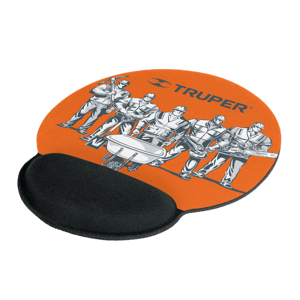 Mouse pad ergonómico de gel, TRUPER MPAD-20