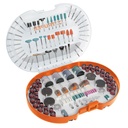 Kit accesorios para herramienta rotativa, 276 piezas, TRUPER MOTO-KIT-276