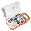Kit accesorios para herramienta rotativa, 121 piezas, TRUPER MOTO-KIT-121