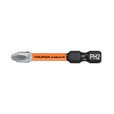 Estuche con 5 puntas de cruz PH2 de impacto largo 2', EXPERT PUDE-1202I