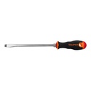 Desarmador plano 3/8' x 8' mango Comfort Grip, TRUPER DR-3/8X8B