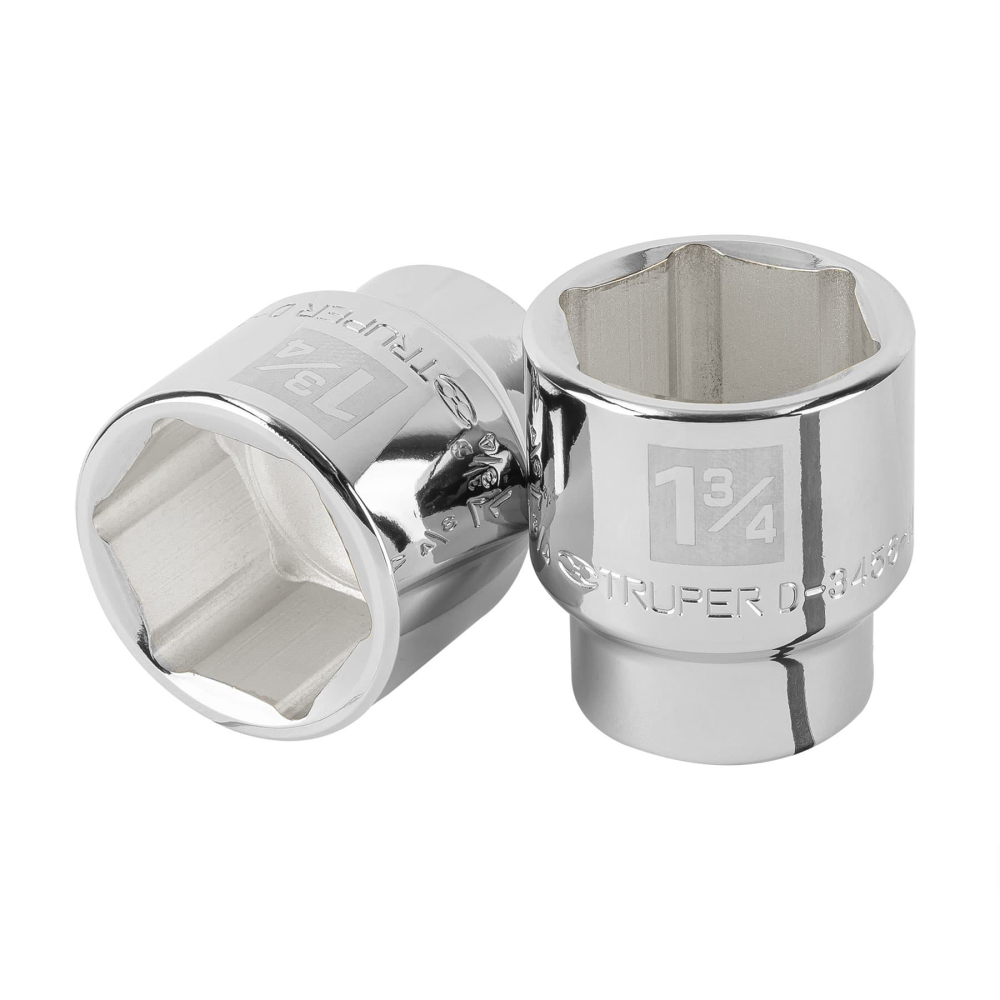Dado de 1-3/4', 6 puntas, cuadro 3/4', TRUPER D-3456-H