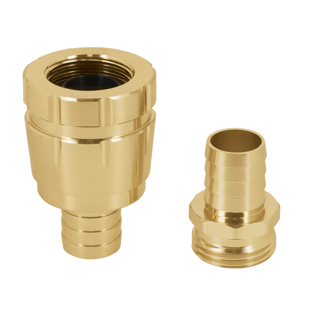 Juego de conectores 3/4' macho/hembra robustos de aluminio CFM-3/4R