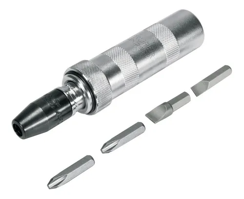 Desarmador de impacto con 4 puntas de acero S2 3/8', EXPERT DIMP-3/8X