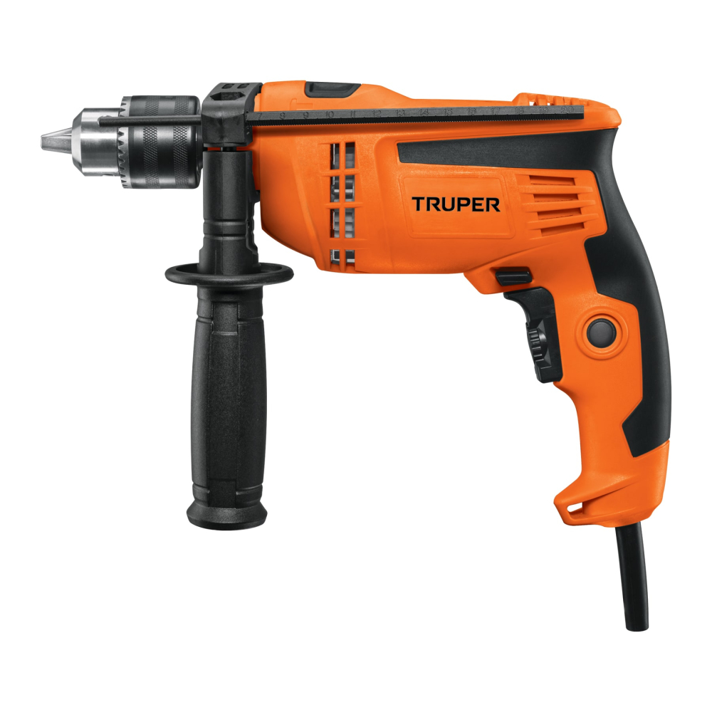 Rotomartillo/destornillador 1/2', 600W, TRUPER PRO ROTO-1/2A10