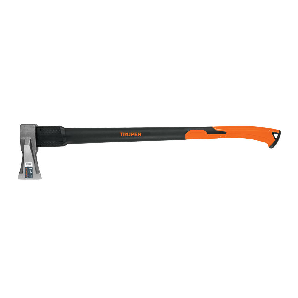 Hacha para rajar madera 4.5 lb, mango fibra de vidrio 34' TJR-4.5F