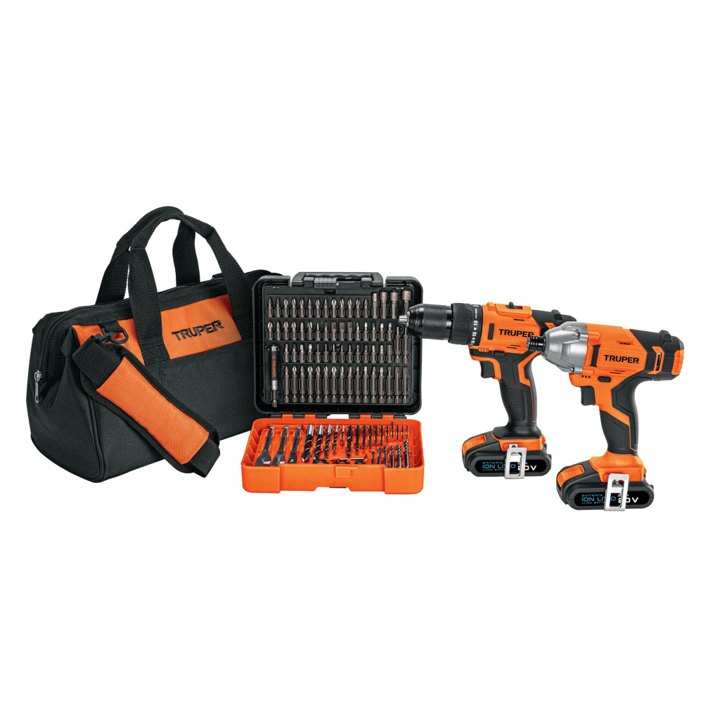 Combo rotomartillo/destornillador impacto, 20V, PRO COMBO-20A