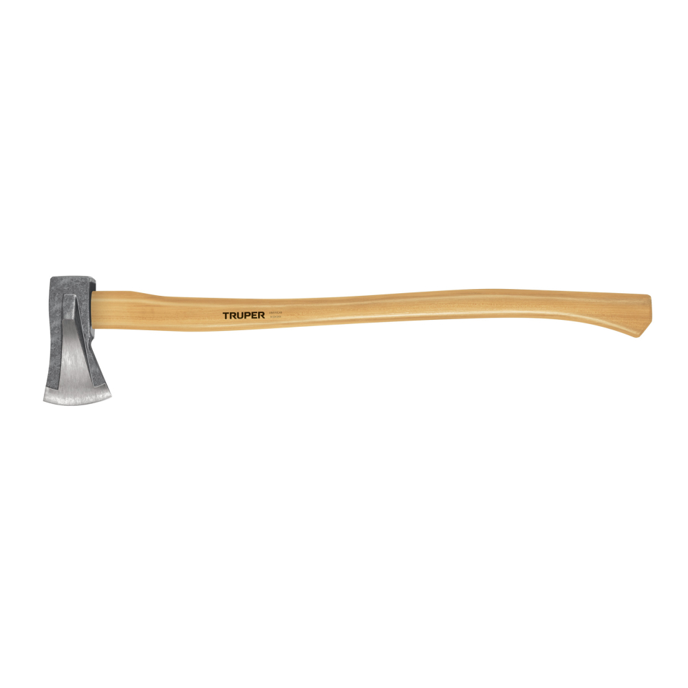 Hacha para rajar madera 2-1/4 lb, mango hickory 28', TRUPER TJR-2.25M